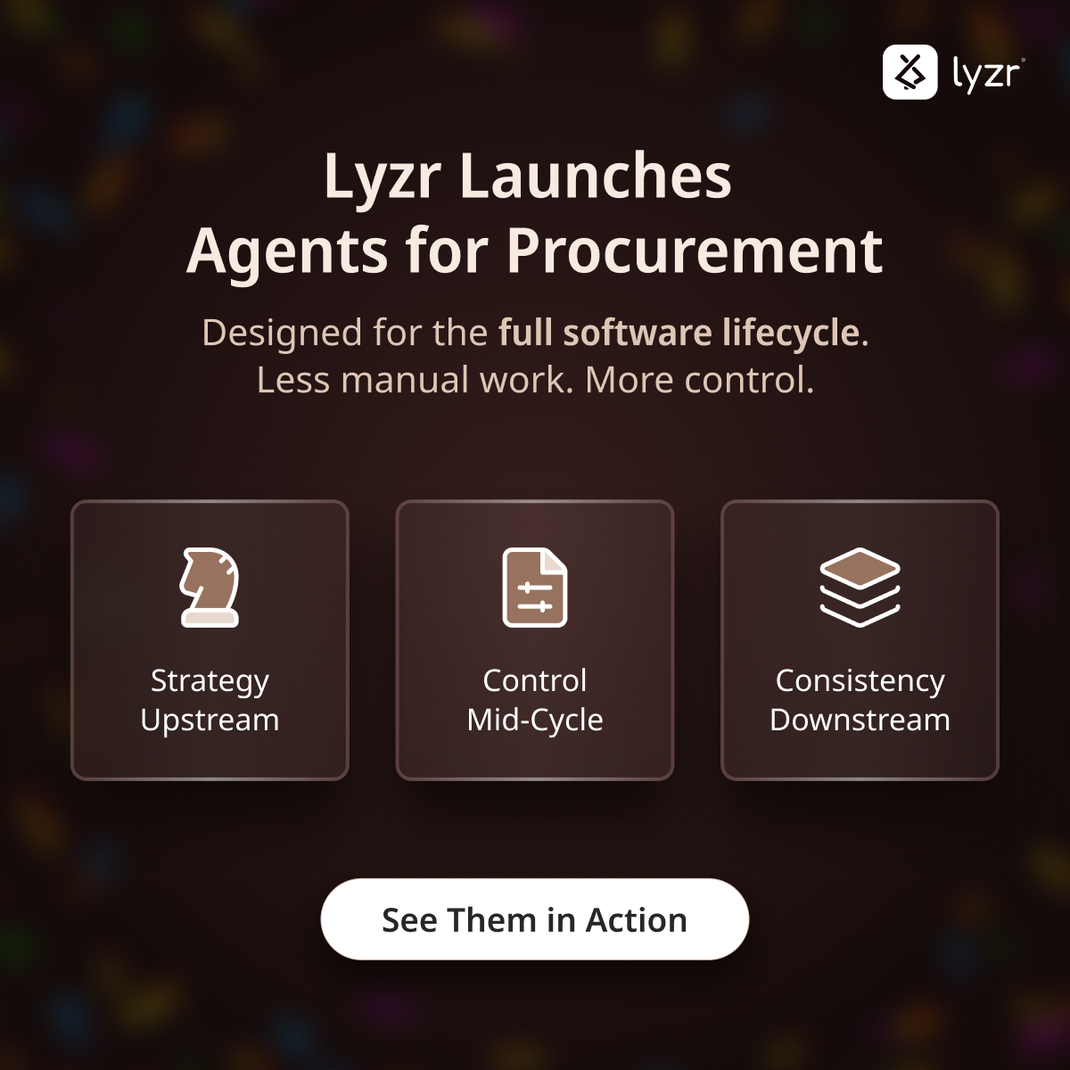 Lyzr Launches Enterprise-Grade AI Agents for Procurement Across Sourcing and Vendor Management