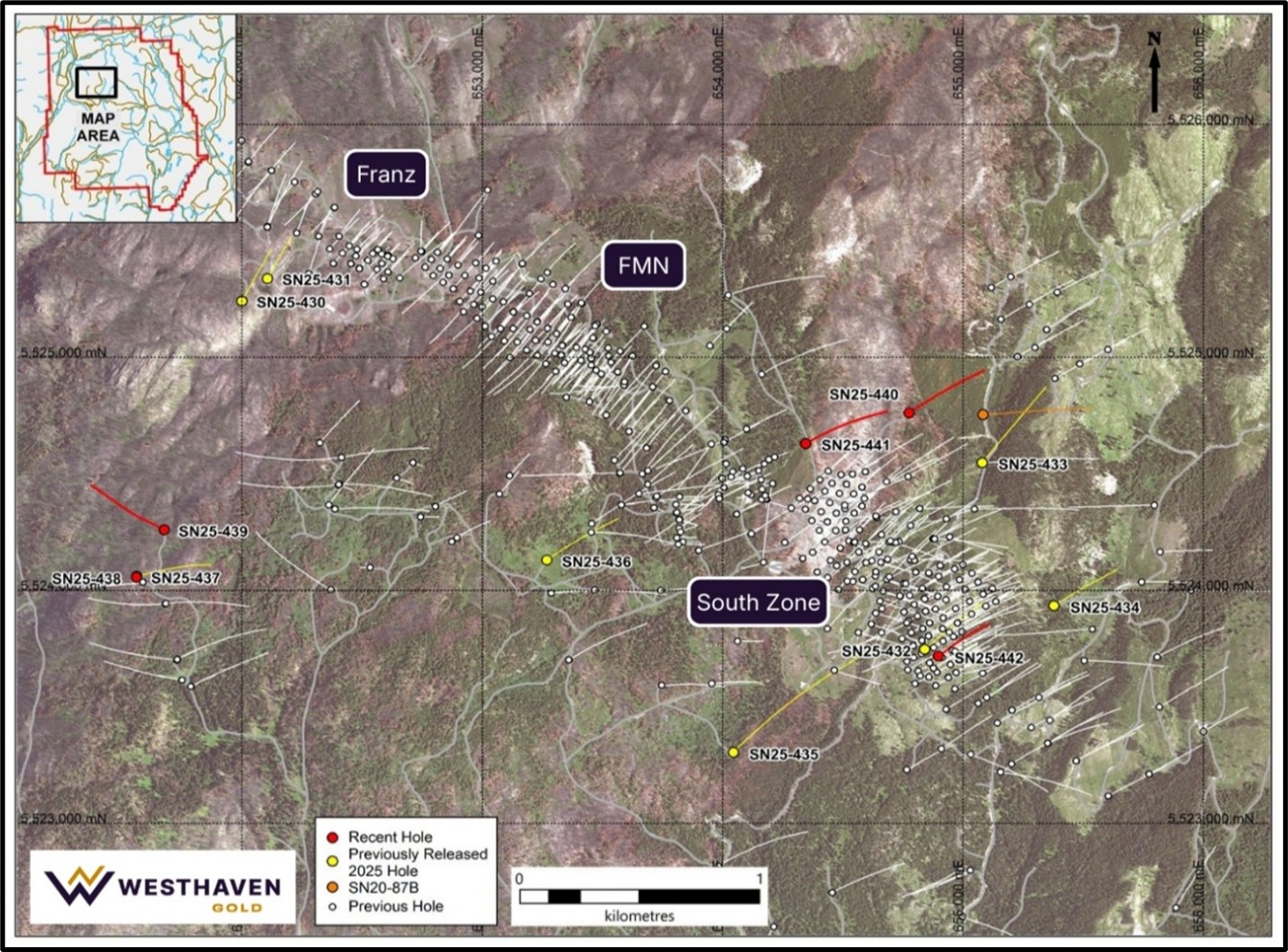 Westhaven Reports Final 2025 Drilling Results From the Shovelnose Gold Project, British Columbia, Including 8.05m Grading 6.18 g/t Au and 89.7 g/t Ag at South Zone Deposit